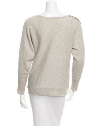 Magaschoni Embellished Cashmere Sweater