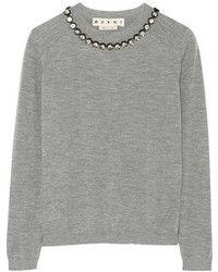 Marni Embellished Cashmere Sweater