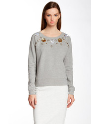 French Connection Embellished Pullover