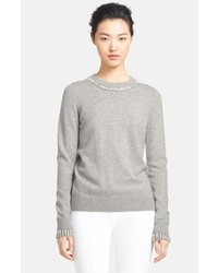 Michael Kors Michl Kors Jewel Embellished Cashmere Sweater