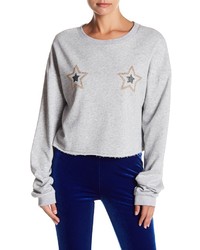 Honey Punch Star Cropped Sweater