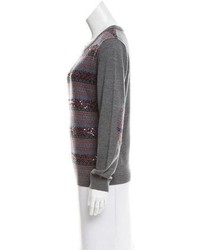 Gryphon Wool Embellished Sweater