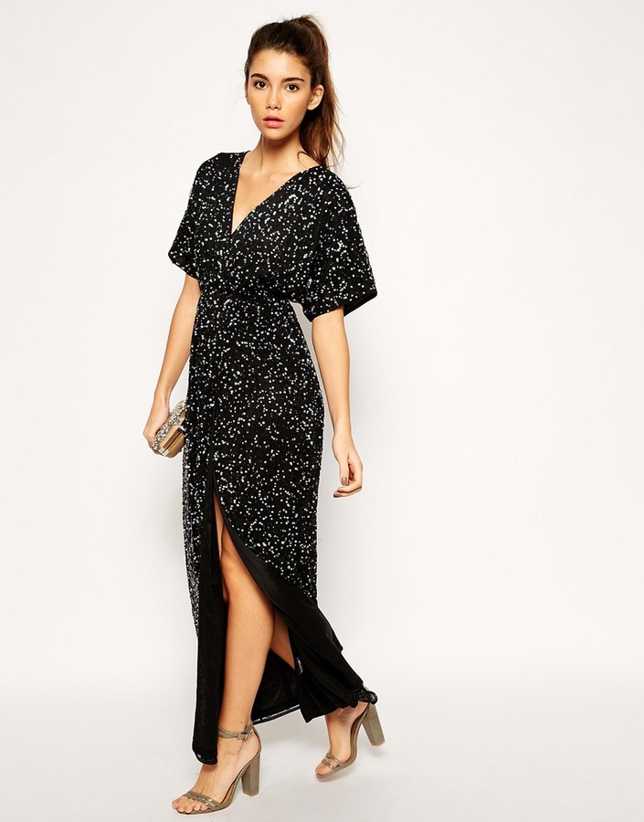 asos petite sequin dress