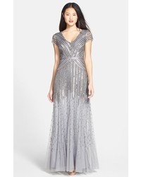 Adrianna Papell Embellished Mesh Gown 290 Nordstrom Lookastic