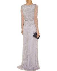 Mikael Mikl Aghal Embellished Tulle Gown