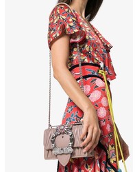 Miu Miu Embellished Matelass Shoulder Bag