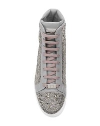 Philipp Plein Crystal Embellished Sneakers