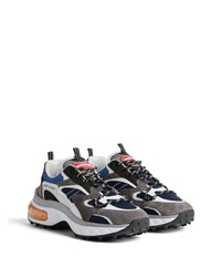 DSQUARED2 Logo Embellished Panelled Sneakers