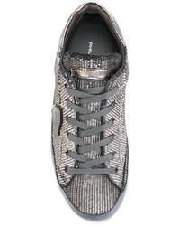 Philippe Model Sequin Embellished Sneakers
