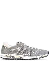 Premiata Embellished Lace Up Sneakers