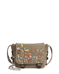 Zadig & Voltaire Xs Ready Made Canvas Messenger Bag