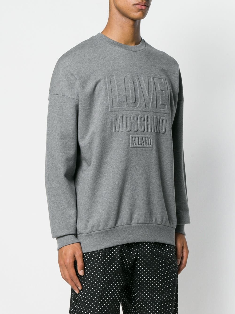 Moschino Sweater SIM'S Collection Capsule Edition very limited. Grey Cotton  ref.144069 - Joli Closet