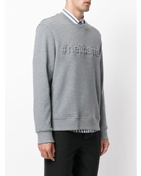 Neil Barrett Hashtag Embossed Sweatshirt