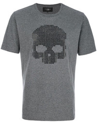 Hydrogen Skull Embellished T Shirt