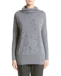 Fabiana Filippi Embellished Cashmere Turtleneck Sweater
