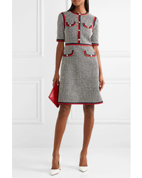 Gucci Med Cotton Blend Tweed Mini Dress