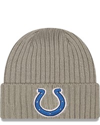 New Era Gray Indianapolis Colts Team Core Classic Cuffed Knit Hat At Nordstrom