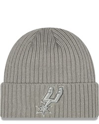 New Era Gray San Antonio Spurs Core Classic Misty Morning Cuffed Knit Hat At Nordstrom