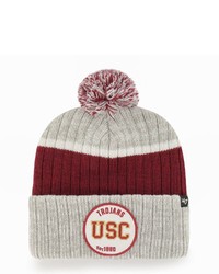 '47 Gray Usc Trojans Holcomb Cuffed Knit Hat With Pom At Nordstrom