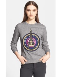 Kenzo Embroidered Eiffel Tower Cotton Sweatshirt