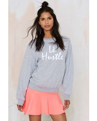 Factory Style Stalker L Hustle Embroidered Sweatshirt