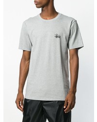 Stussy Brand Embroidered T Shirt