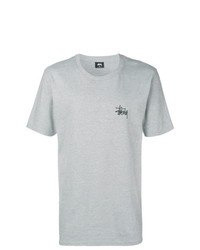 Stussy Brand Embroidered T Shirt