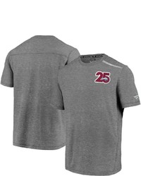 FANATICS Branded Heathered Gray Colorado Avalanche 25th Season Logo T Shirt