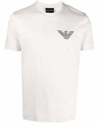 Emporio Armani Cotton Embroidered Logo T Shirt