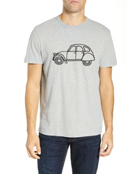 French Connection Embroidered Car Cotton T Shirt