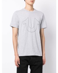 True Religion Embroidered Logo Cotton T Shirt