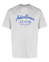 Ader Error Embroidered Logo Cotton T Shirt