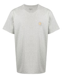 Carhartt WIP Embroidered Logo Crew Neck T Shirt
