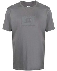 C.P. Company Embroidered Logo Short Sleeved T Shirt