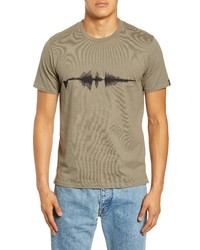 rag & bone Embroidered Sound Wave T Shirt