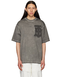 Burberry Gray Oversized T Shirt