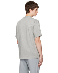 Nike Gray Solo Embroidered T Shirt