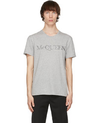 Alexander McQueen Grey T Shirt