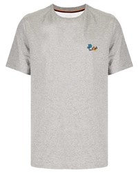 Paul Smith Logo Embroidered Cotton T Shirt