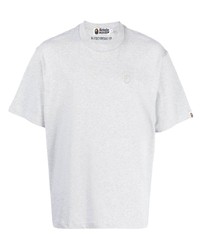 A Bathing Ape Logo Embroidered Cotton T Shirt