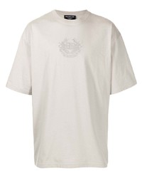 Balenciaga Logo Embroidered Oversize T Shirt