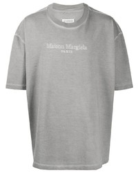 Maison Margiela Logo Embroidered Oversized T Shirt