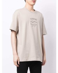 Armani Exchange Logo Embroidered T Shirt