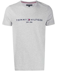 Tommy Hilfiger Logo Embroidered T Shirt