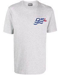 Diesel Logo Patch Short Sleeved T Shirt