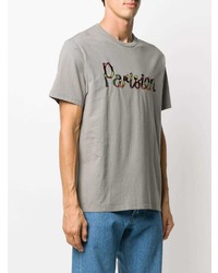 MAISON KITSUNÉ Parisien Embroidered T Shirt