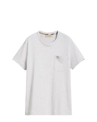 Burberry Pocket Detail Cotton Jersey T Shirt
