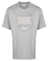 Kenzo Tiger Motif Cotton T Shirt