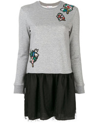 RED Valentino Embroidered Knitted Dress