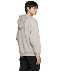 Li-Ning Gray Embroidered Hoodie